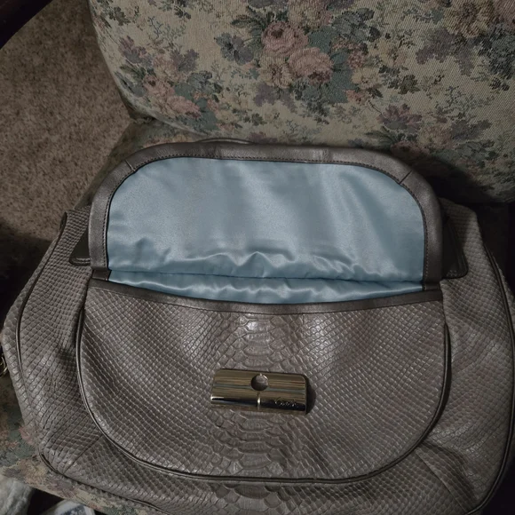 Coach Kristin Python Leather Satchel - Picture 6 of 6